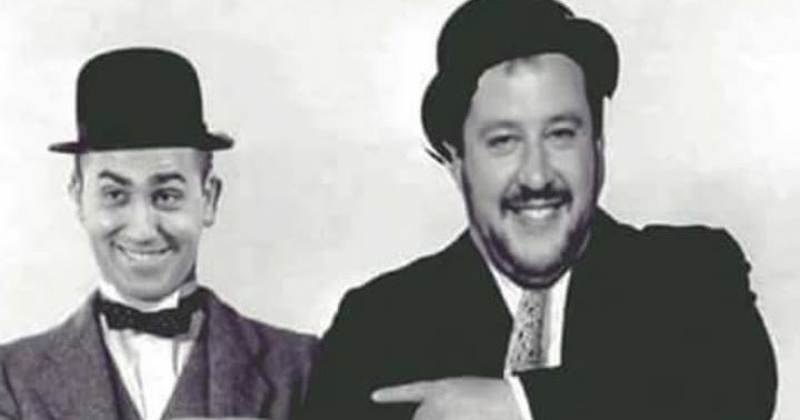 Risultati immagini per Salvini e Di Maio come Stanlio e Ollio