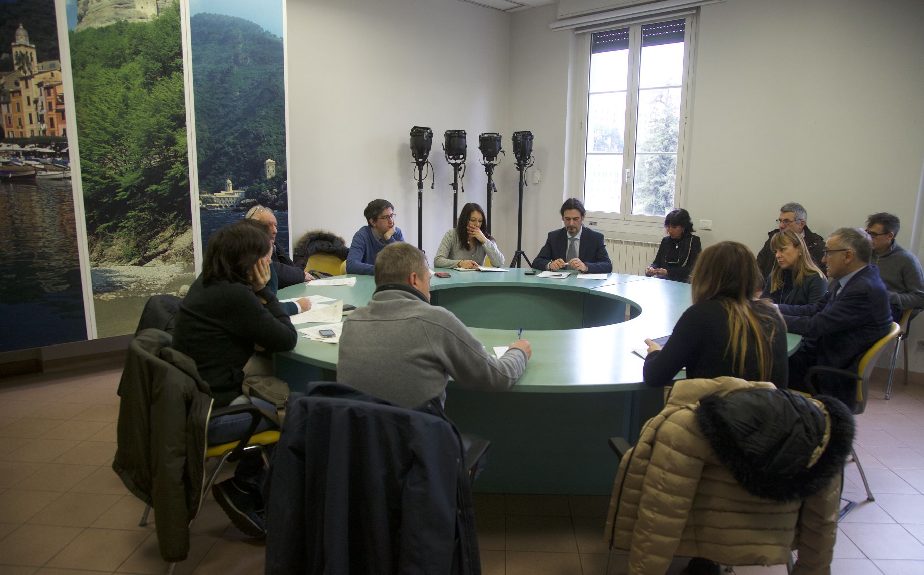 conferenza stampa Enrico Pignone, consigliere delegato ambiente Città Metropolitana di Genova