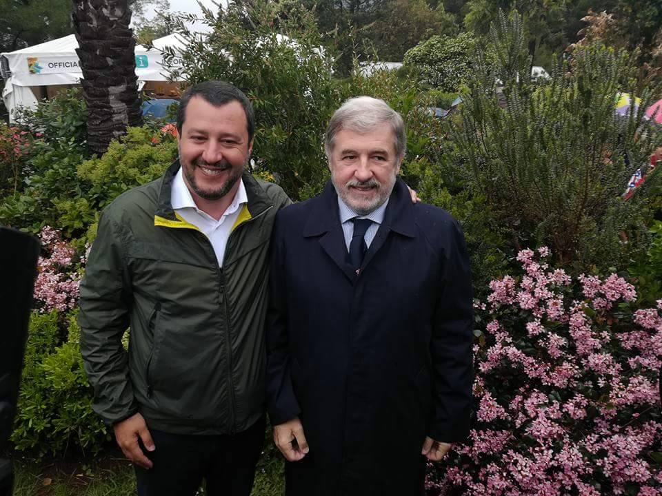 Marco Bucci e Matteo Salvini