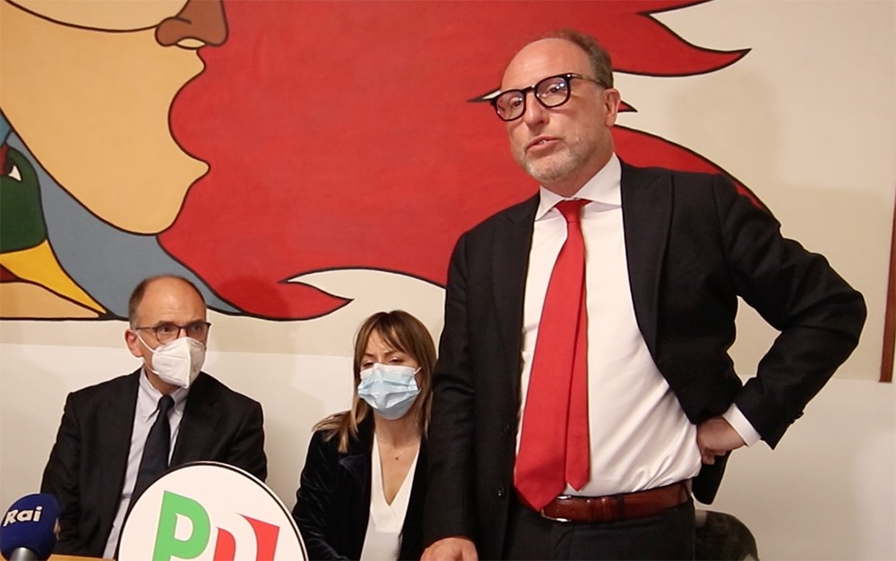 Ariel Dello Strologo e Enrico Letta